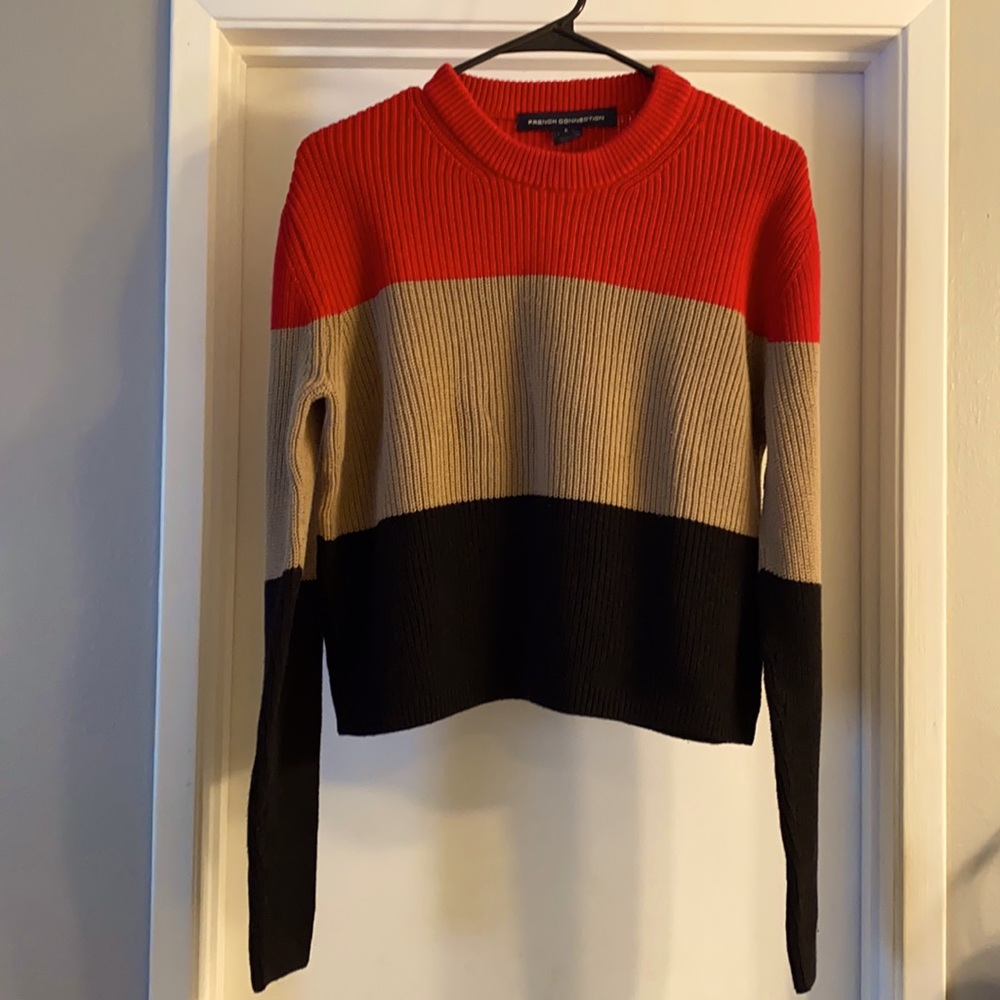 FRENCH CONNECTION CROPPED SWEATER